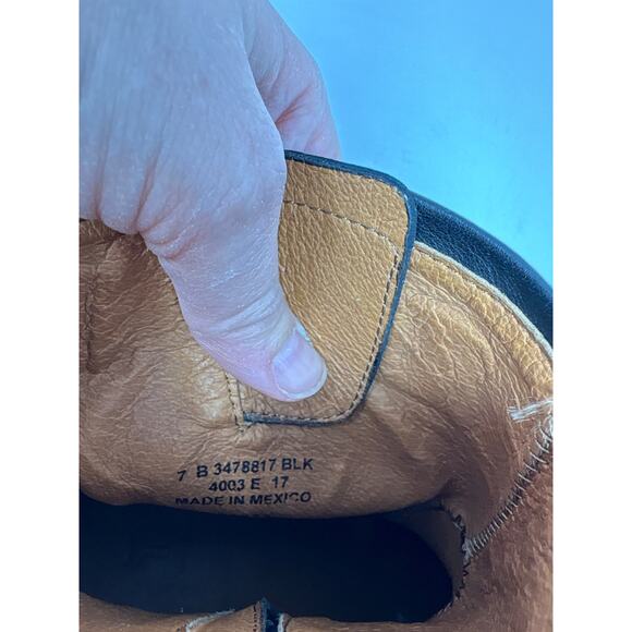 Frye Vicky Engineer Black Buckle Motorcycle Boot  Leather Size 7 - Picture 10 of 10